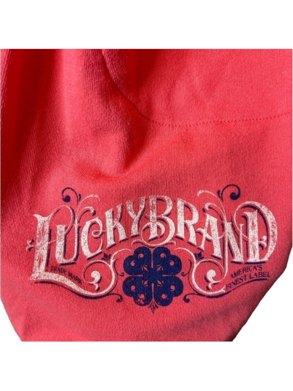 Lucky Brand Women’s Y2K Vintage Coral Long Sleeve Cotton Blend Boho Robe XL - Picture 9 of 10